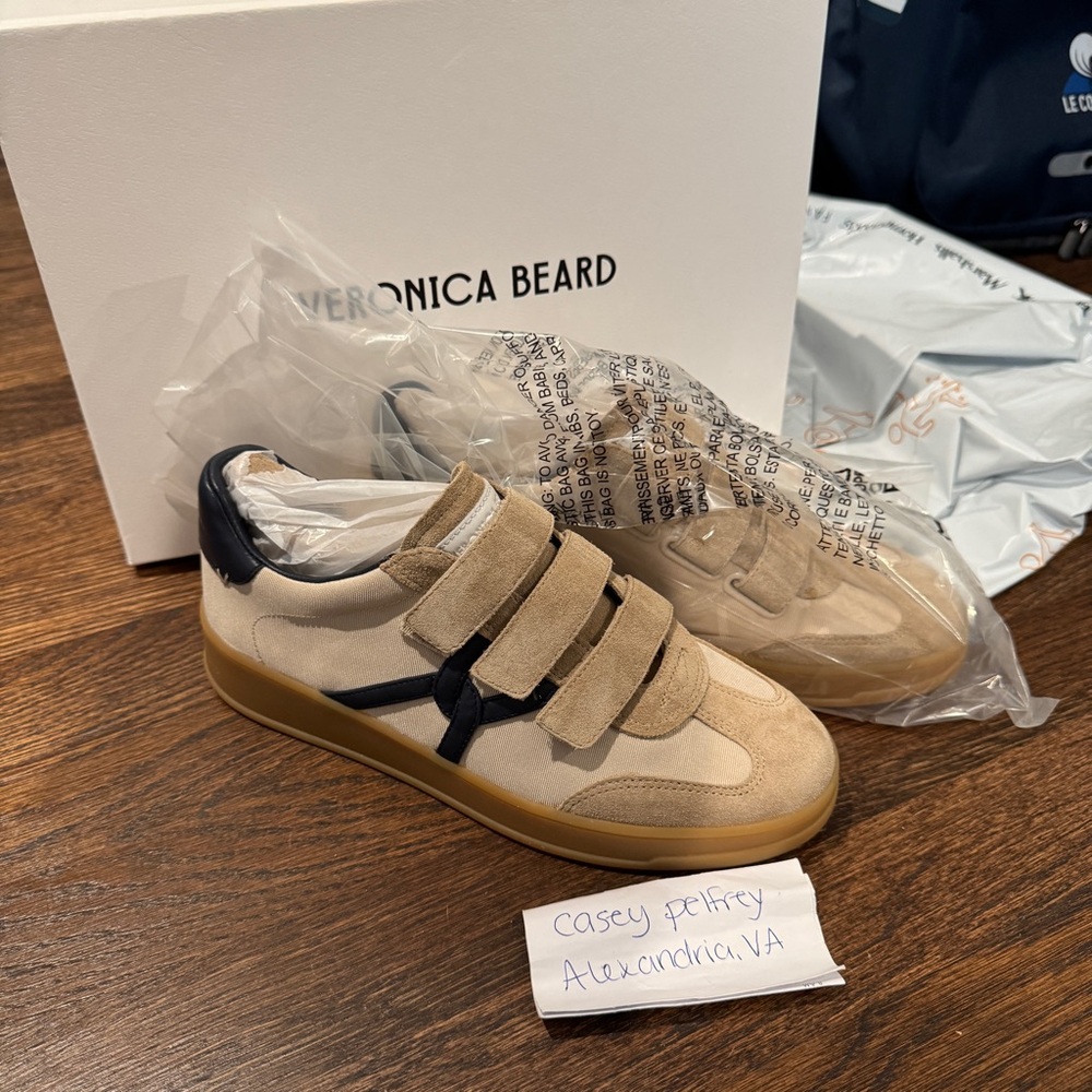 Veronica Beard Reagan Triple-Grip Sneakers size 7